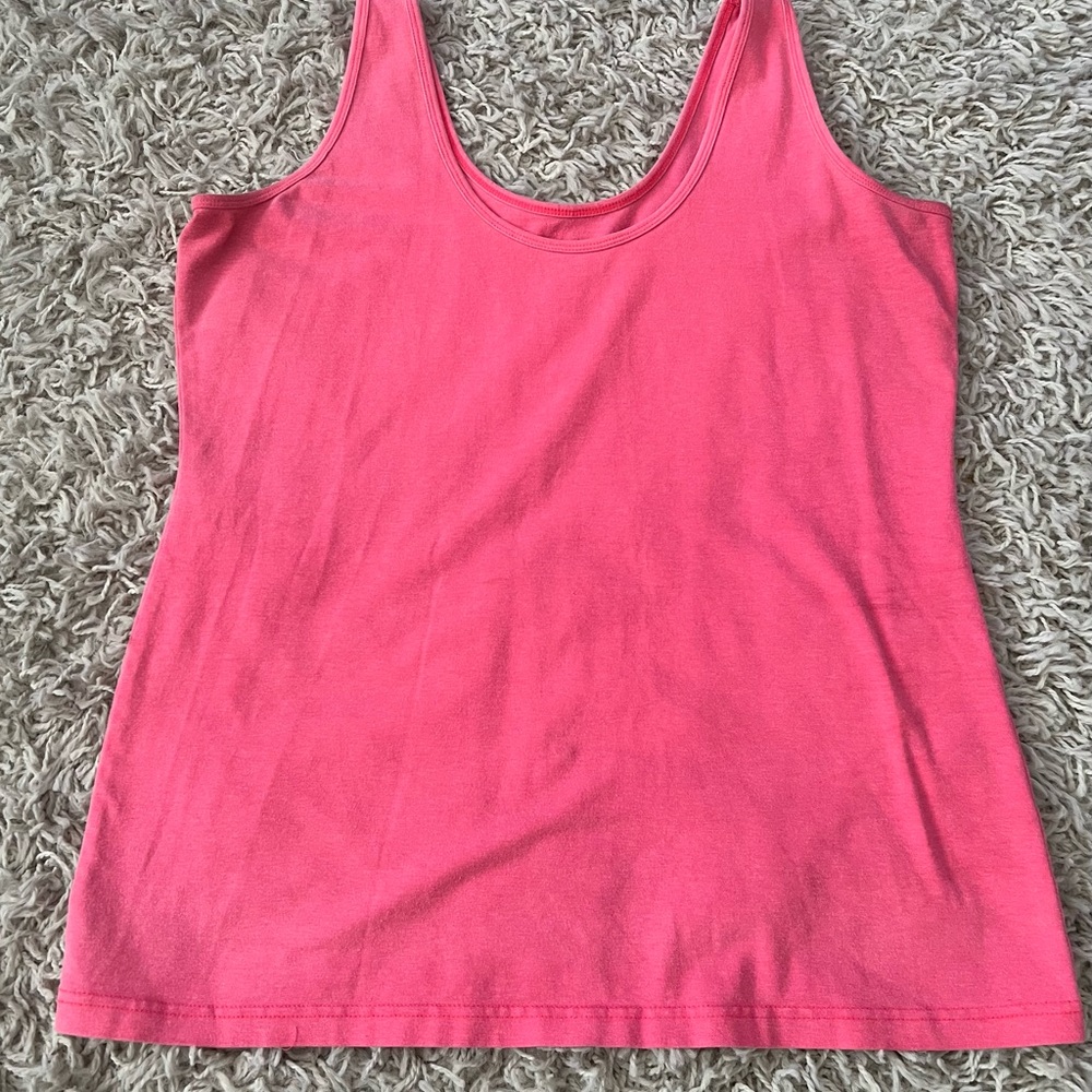Maurices Pink Fitted Stretch Sleeveless Tank Top size XL